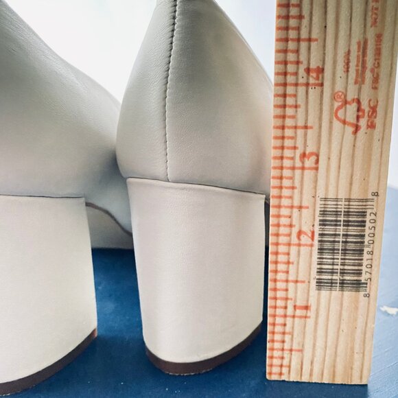 MARC FISHER ZALA BLOCK HEEL POINTY TOE PUMP 6.5 - Picture 2 of 7